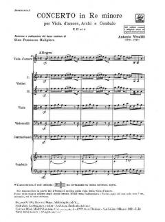 Concerto D-Moll F 2/3 T 197 (Antonio Vivaldi) 