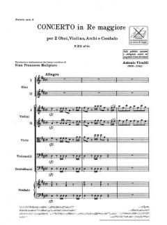 Concerto D-Dur F 12/50 T 510 (Antonio Vivaldi) 
