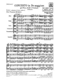 Concerto C-Dur F 7/17 T 520 (Antonio Vivaldi) 