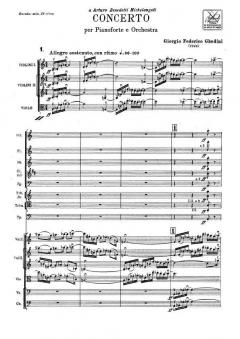 Concerto per Pianoforte e Orchestra von Giorgio Federico Ghedini 