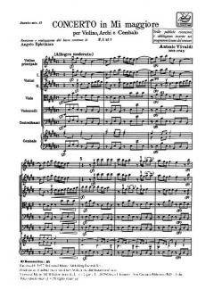 Concerto E-Dur F 1/7 T 29 RV 268 (Antonio Vivaldi) 
