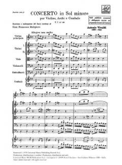 Concerto G-Moll F 1/36 T 92 RV 330 (Antonio Vivaldi) 