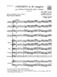 Concerto D-Dur F 4/4 T 99 RV 564 P 188 R 23/4 (Antonio Vivaldi) 
