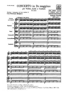 Concerto C-Dur F 1/67 T 160 RV 177 (Antonio Vivaldi) 