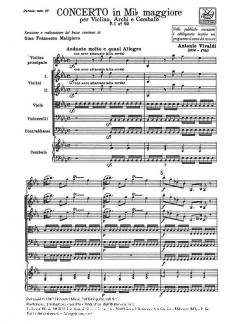 Concerto Es-Dur F 1/92 T 193 RV 257 (Antonio Vivaldi) 