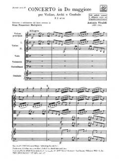 Concerto C-Dur F 1/94 T 195 RV 182 (Antonio Vivaldi) 