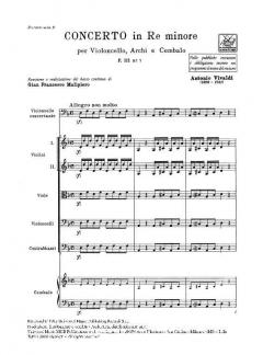 Concerto D-Moll F 3/7 T 212 RV 406 (Antonio Vivaldi) 