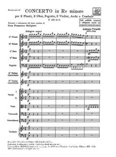 Concerto D-Moll F 12/31 T 213 (Antonio Vivaldi) 