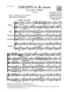 Concerto D-Moll F 11/31 T 251 (Antonio Vivaldi) 