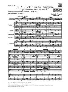 Concerto G-Dur F 3/19 T 317 RV 414 (Antonio Vivaldi) 