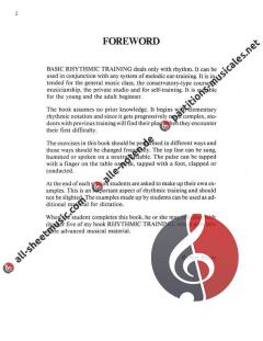 Basic Rhythmic Training von Robert Starer 