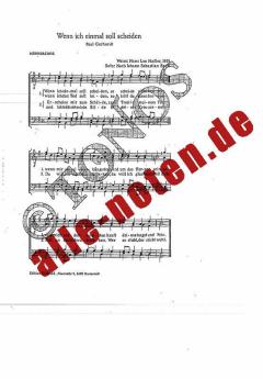 Wenn ich einmal soll scheiden (J.S. Bach) 