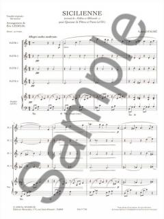 Sicilienne Op. 78 von Gabriel Fauré 