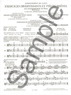 Exercices Divertissants et Pieces Breves Vol. 1 von Marie Therese Chailley 