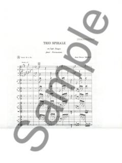 Trio Spirale en 7 Etages von Jean-Pierre Drouet 