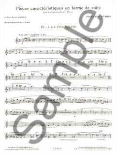 La Francaise Saxo Mib et Piano von Pierre Max Dubois 