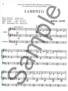Lamento von Marcel Dupré 