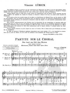 Choral: Und lasst uns Gott dem Herren von Lubeck 