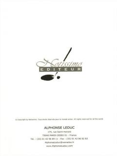 Moderato Tanguissimo (Partition et Parties) pour 6 Flutes von Bernard Magny 