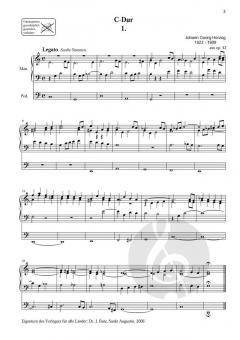 Mit sanften Stimmen Leichte Orgelwerke von Johann Georg Herzog im Alle Noten Shop kaufen