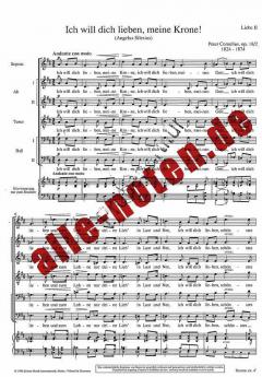 Liebe op. 18 Nr. 2 von Peter Cornelius 