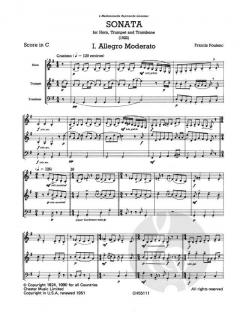 Sonata For Horn, Trumpet And Trombone (Francis Poulenc) 