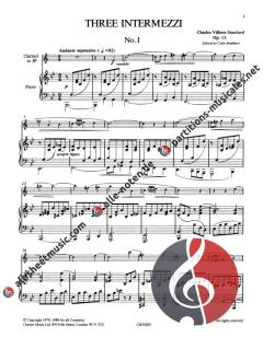 3 Intermezzi Op.13 von Charles Stanford 