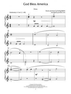 God Bless America And Other Patriotic Piano Solos Level 3 