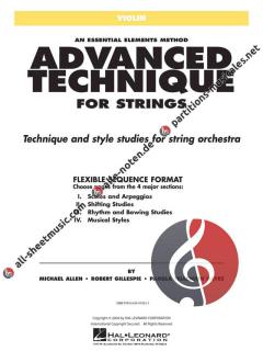 Essential Elements: Advanced Technique for Strings von Robert Gillespie 