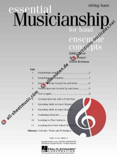 Essential Musicianship For Band Ensemble Concepts (John Benzer) 