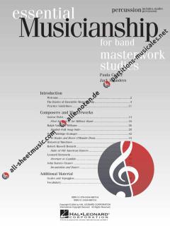 Essential Musicianship For Band: Masterwork Studies 