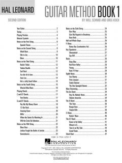 Hal Leonard Guitar Method Book 1 Second Edition von Will Schmid 