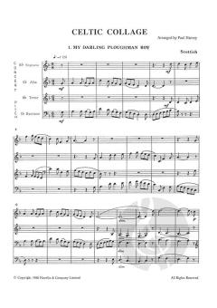Celtic Collage for Saxophone Quartet von Paul Harvey 