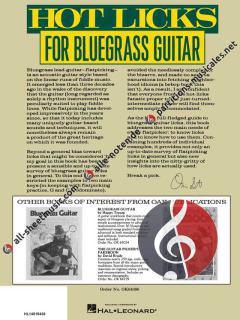 Hot Licks For Bluegrass Guitar 