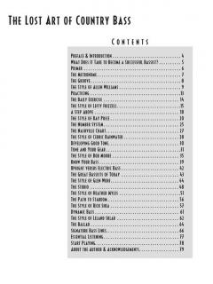 The Lost Art Of Country Bass (Keith Rosier) 