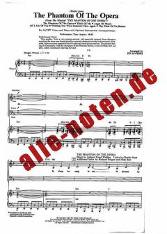 Phantom Of The Opera von Andrew Lloyd Webber (Download) 