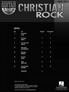 Guitar Play-Along Vol. 71: Christian Rock 