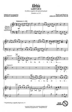 Alleluia von Johann Sebastian Bach (Download) 