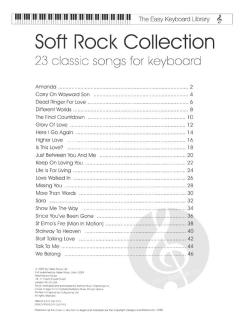 Soft Rock Collection - Easy Keyboard Library im Alle Noten Shop kaufen