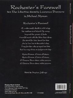 Rochester's Farewell From The Libertine von Michael Nyman 