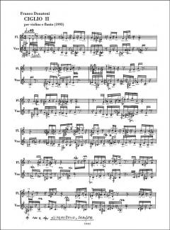 Ciglio II, per Violino e Flauto (F. Donatoni) 