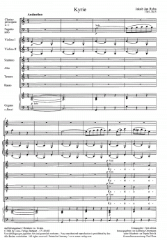 Missa pastoralis in C (Jan Jakub Ryba) 