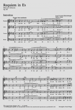 Requiem in Es op. 84 von Josef Gabriel Rheinberger (Download) 