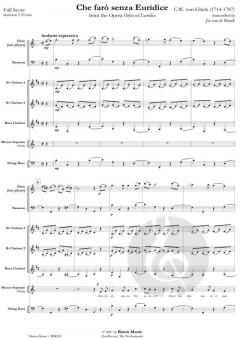 Che faro senza Euridice? von Christoph Willibald Gluck (Download) 