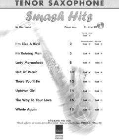 Take the Lead: Smash Hits for Tenor Sax 