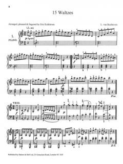 The Waltzes von Ludwig van Beethoven 