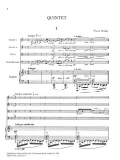 Quintet von Frank Bridge 