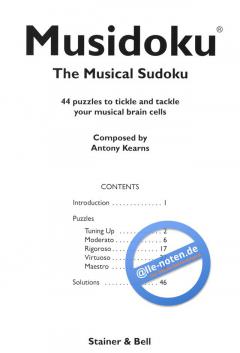 Musidoku Opus 1 von Antony Kearns 