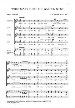 When Mary Through The Garden Went (Charles Villiers Stanford) 
