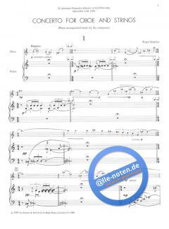 Concerto For Oboe And Strings von Roger Steptoe im Alle Noten Shop kaufen